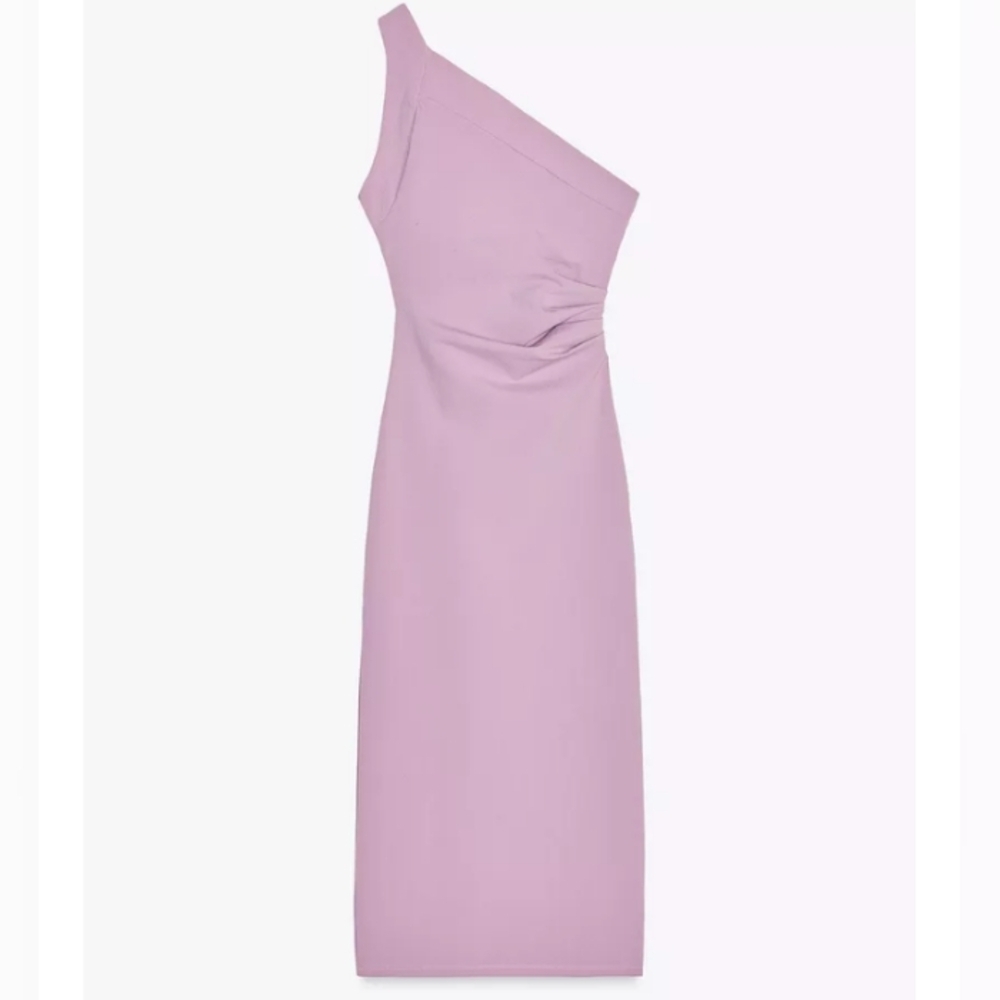 Zara Asymmetric Midi Dress - Picture 7 of 8